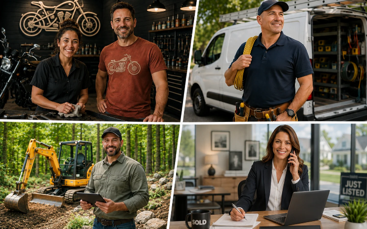 Owners and professionals representing the small businesses Waypoint serves
